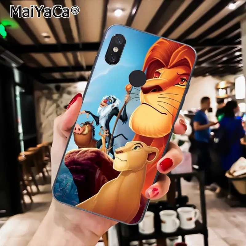 MaiYaCa Король Лев Coque Shell чехол для телефона Xiaomi Redmi4X 6A S2 Go Redmi 5 5Plus Note4 Note5 7 Note6Pro
