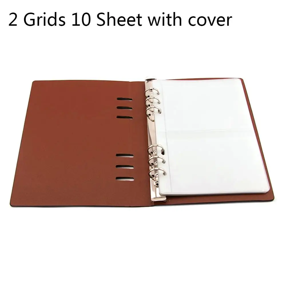 10sheets 2 Grid Режущие штампы чехол для хранения книги Органайзер внутренняя страница DIY Скрапбукинг штампы резчик Трафарет Шаблон коллекции книг - Цвет: 10sheets 2 Grid