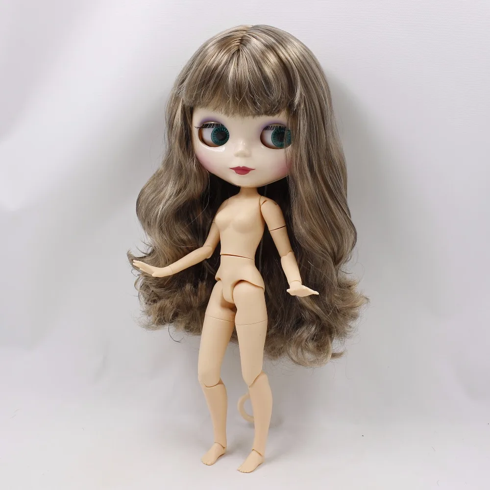 Фабричная кукла blyth 1/6 шарнирное тело Розовые Смешанные коричневые волосы с