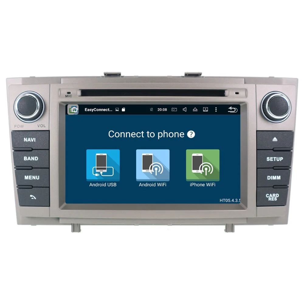 Автомагнитола 7 дюймов Android 8 1 GPS для Toyota Avensis T27 2009 2015 автомобильный DVD плеер