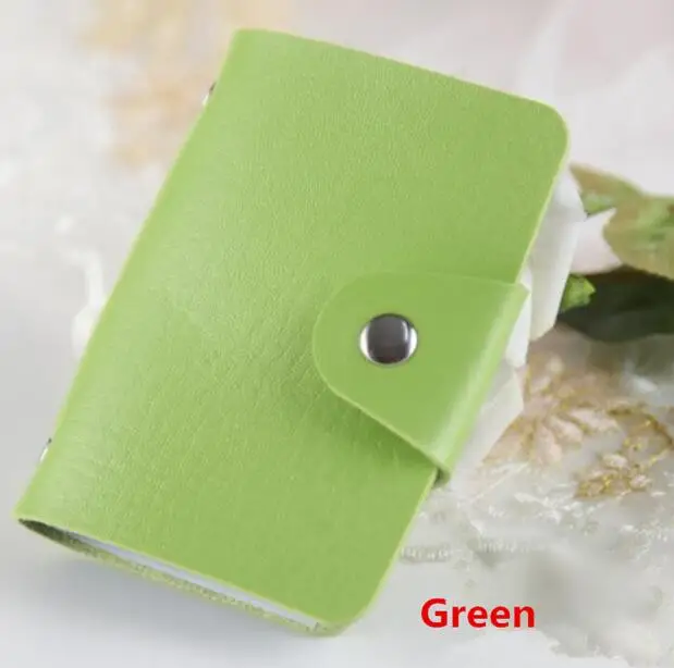 Green Высокое качество Обложка для паспорта женские Сумки из искусственной кожи держатель для карт кредитный держатель для карт визитных карточек сумка мужской бумажник для карт - Цвет: Green