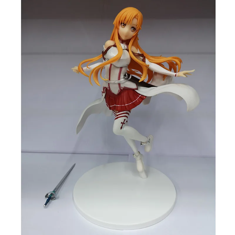 Sword Art Online Asuna Action Figure 1/8 scale painted figure Fighting Ver. Yuuki PVC Toy Brinquedos Anime | Игрушки и хобби
