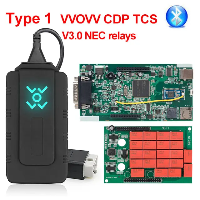 CDP TCS CDP V5.008 R2 V3.0 реле NEC OBD2 сканер cdp tcs pro plus автоматический диагностический инструмент для автомобилей грузовиков OBD2 считыватель кодов - Цвет: vvovv CDP TCS