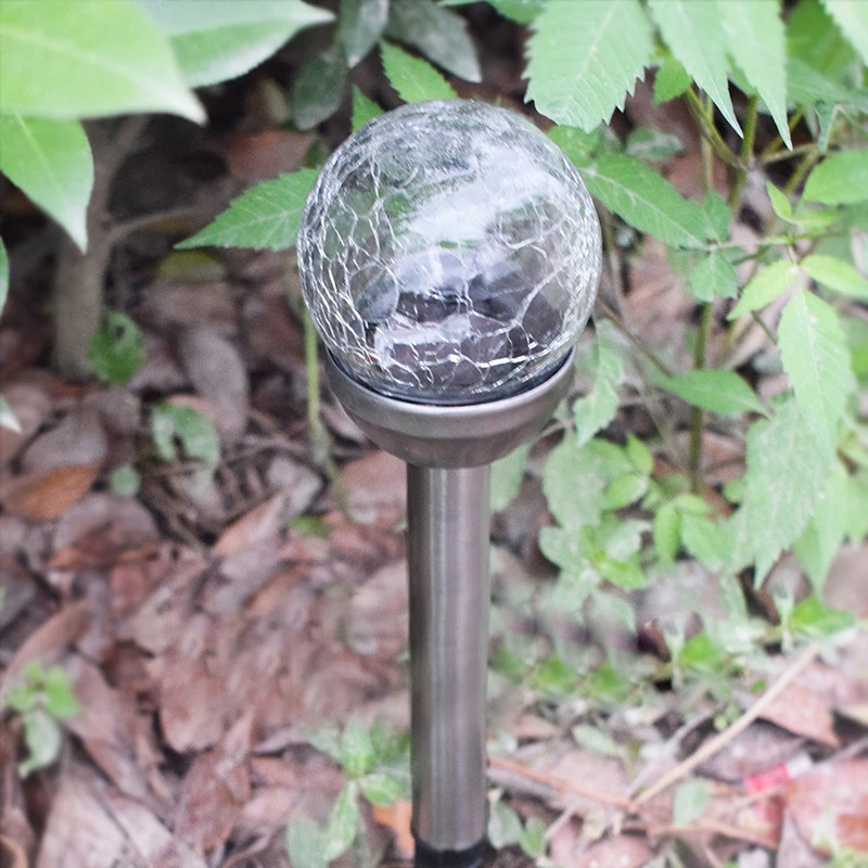 WSFS Горячие 4 солнечные садовые фонари на открытом воздухе цветные светодиодные