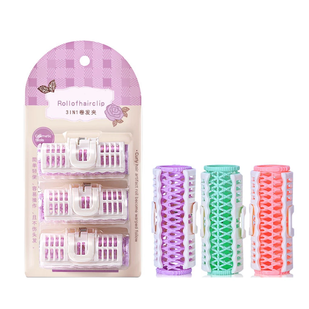 3 шт./компл. женские бигуди небольшого размера пружинные пластиковые для волос