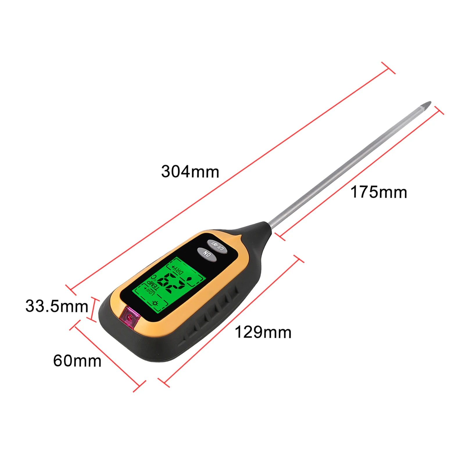 Proster 4 в 1 измеритель влажности почвы для воды PH Тестер Цифровой анализатор тест