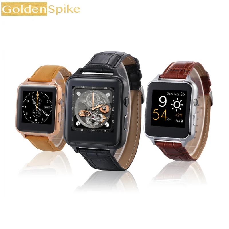 Goldespike X7 Bluetooth Smart часы 1.54 дюймов IPS Экран Поддержка fm Радио Смарт max 32 ГБ TFcard sim карты