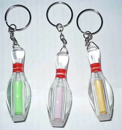 Лидер продаж модный цветной пластиковый брелок для ключей|bowling pin keychain|bowling pinspin