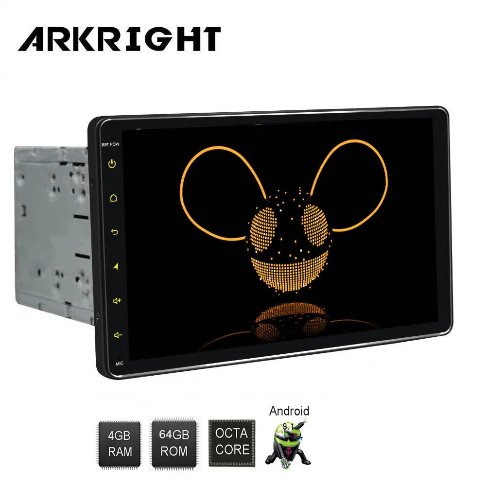 9 &quot2 Din Android 8 1 Восьмиядерный Встроенный 4G модем DSP Универсальное автомобильное