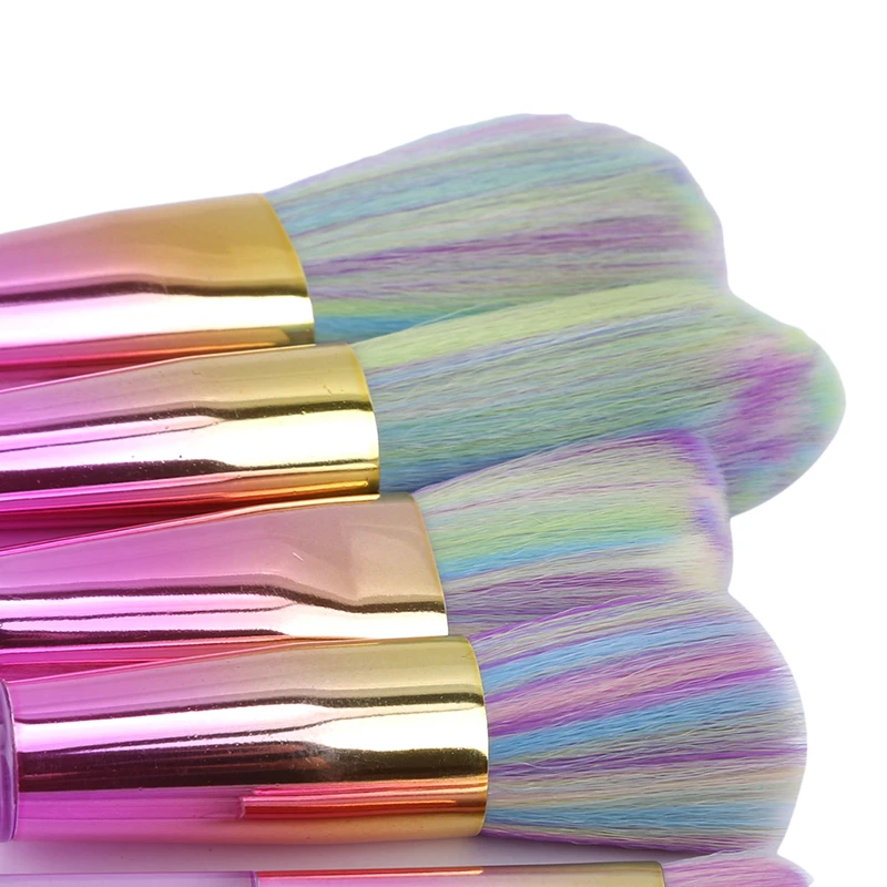 10 шт./компл. Кисть для макияжа и косметический инструмент плоская основная