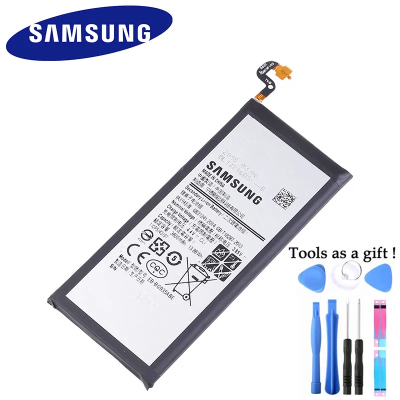 Оригинальная Аккумуляторная батарея SAMSUNG GALAXY S7Edge S7 Edge G9350 EB-BG935ABE G935P SM-G935FD 3600 мАч |