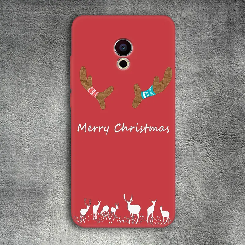13 Яркий матовый ТПУ чехол для телефона Meizu15 Lite Plus E3 MX6 M5 M6 Note Pro 6 5 M6S мобильный чехол для телефона с рождественским рисунком для OnePlus 5T Coque - Цвет: 13