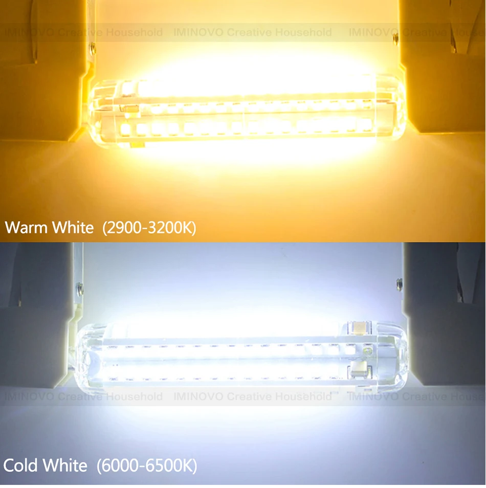 Диммируемая LED-лампа R7S J78 J118 SMD 2835 Corn Light 4W 6W 8W 9W, заменяющая галогенную лампу, 78 мм 118 мм Lampada AC 220V 110V on.