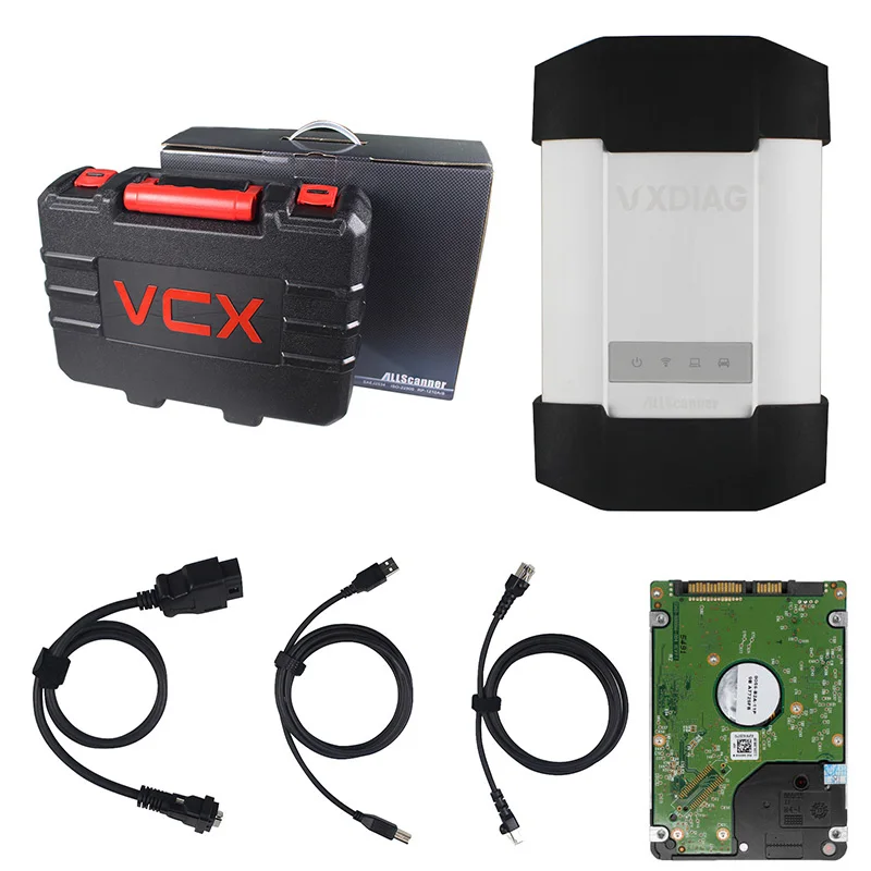 plastic box with hdd Недавно VXDIAG C6 Профессиональный диагностический инструмент для Mercedes Benz STAR C4 сканеры с HDD Диагностика дсцп VXC плюс в продаже - Цвет: plastic box with hdd