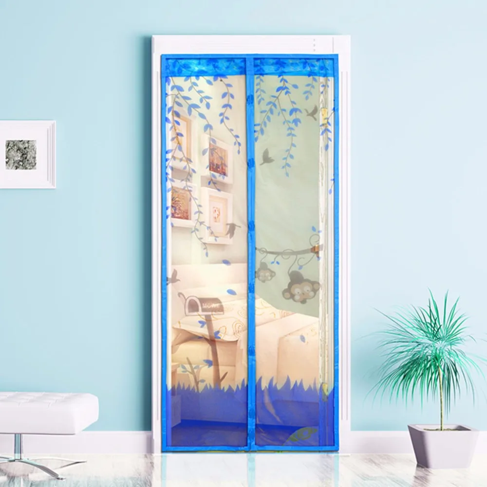 4 Colors Magnetic Mesh Screen Door Mosquito Net Curtain Protect from Insects 90*210cm/100*210cm Drop Shipping