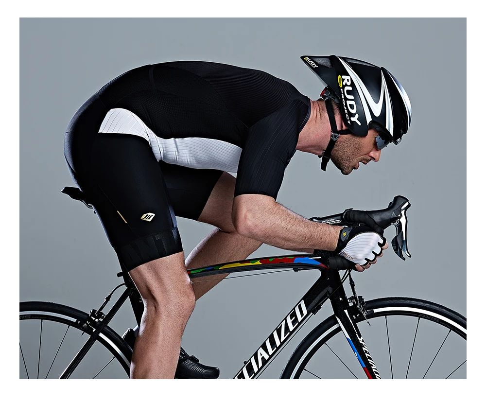 Santic Men Cycling Short Gloves Half Finger MTB Cool Feeling Breathable Anti-pilling Anti-static Sun-protective Summer M7C09058 |