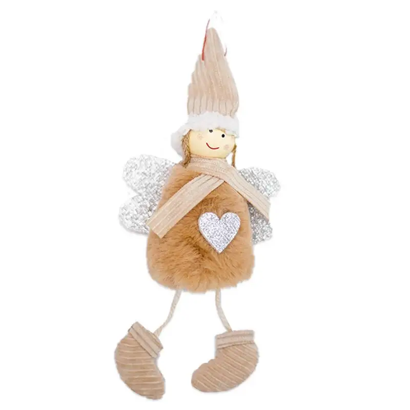 2019 Christmas Decoration Cute Angel Plush Doll Pendant House Tree Creative Accessories | Дом и сад