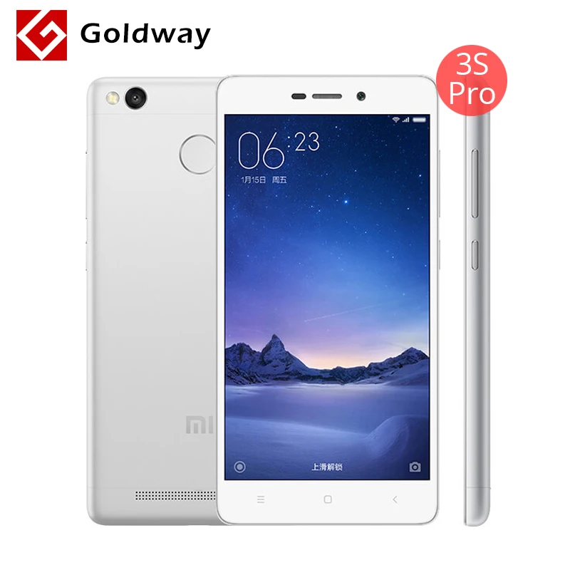 Original Xiaomi Redmi 3S Pro 3 S Prime 3GB RAM 32GB ROM Mobile Phone 4100mAh Fingerprint ID Snapdragon 430 Octa Core 5" 13MP