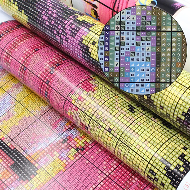 

Golden panno Portrait Cross Stitch Needlework 14CT 11CT Stamped printed Canvas drawing diy handwork electronic scheme picture 07