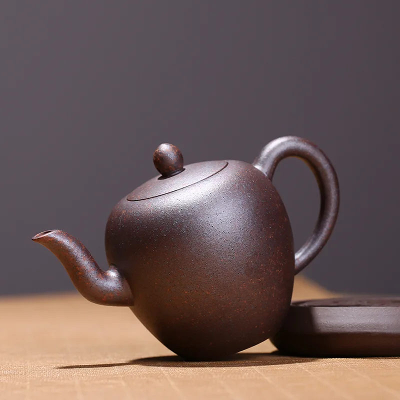 

Purple Clay Mud Beauty Shoulder Firewood Pot Yixing Purply Clay Teapot Chinese Kongfu Tea Pots 300ml