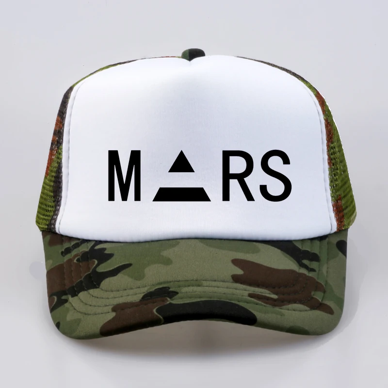 

Summer Trucker Cap New 30 Second To Mars Printed Baseball Cap Fashion Cotton Rock band Fan Men Women Baseball Mesh Cap Dad Hat