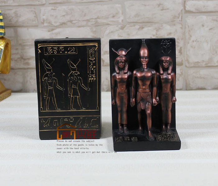 Книга со старинными египетскими культурными фигурами Baishi из смолы классический