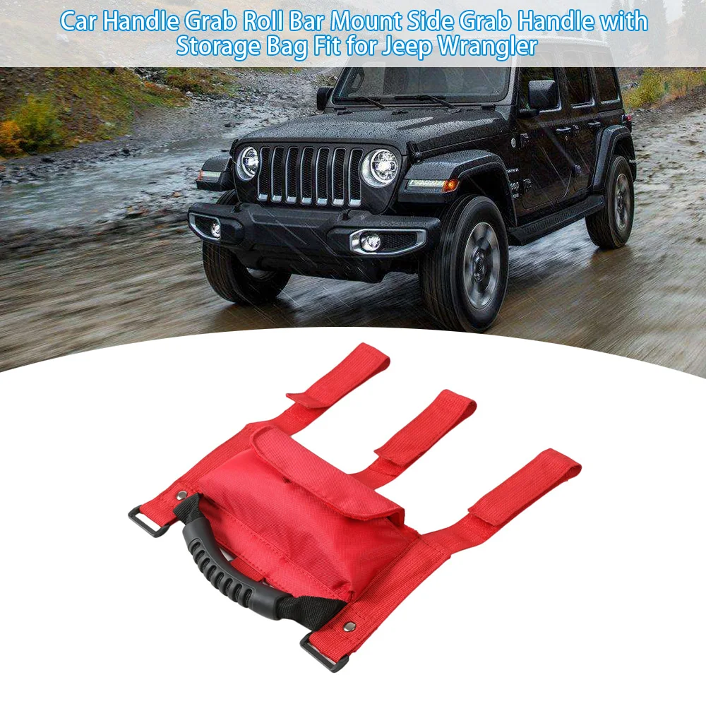 Автомобильная ручка рулон боковое Крепление захвата с сумкой для хранения