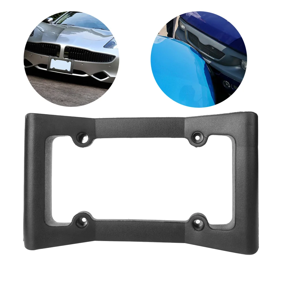 Автомобиль авто черный Передний бампер Защита эва рамка номерного знака