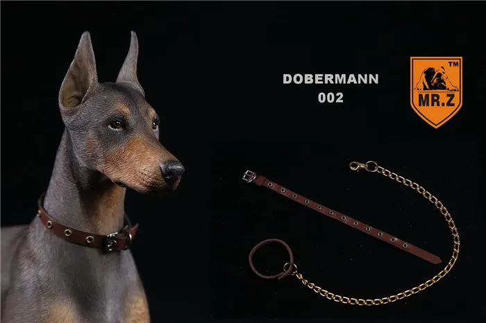 DB002 1/6 Коллекционная Фигурка солдата, аксессуары для сцены Mr. Z Real Animal 10th DB001-DB003, немецкая статуя добермана, модель 12 дюймов - Цвет: DB002
