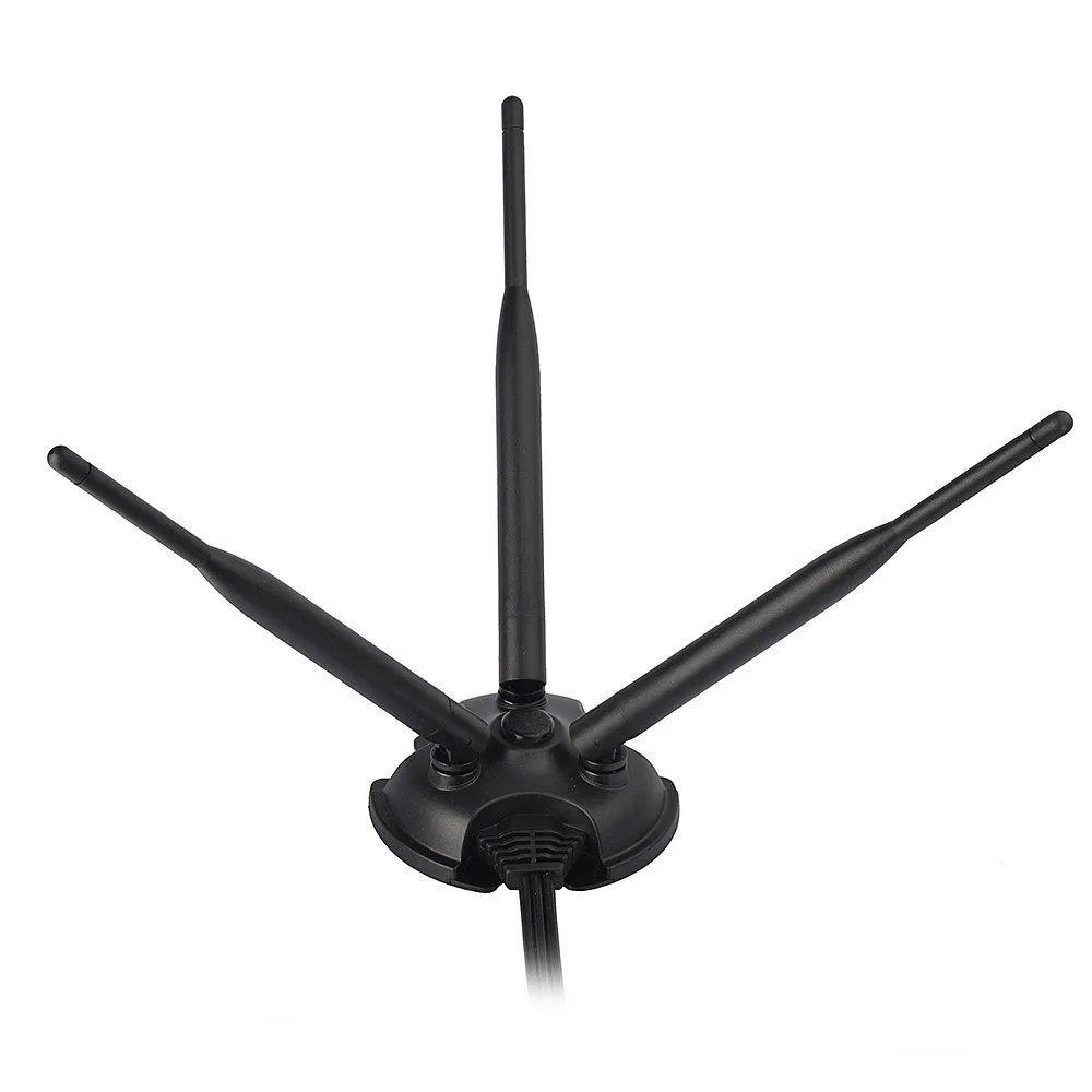 Eightwood Двухдиапазонная WiFi 2,4 ГГц 5,8 ГГц RP-SMA антенна(три антенны) для WiFi беспроводной маршрутизатор шлюз PCI Express сетевая карта