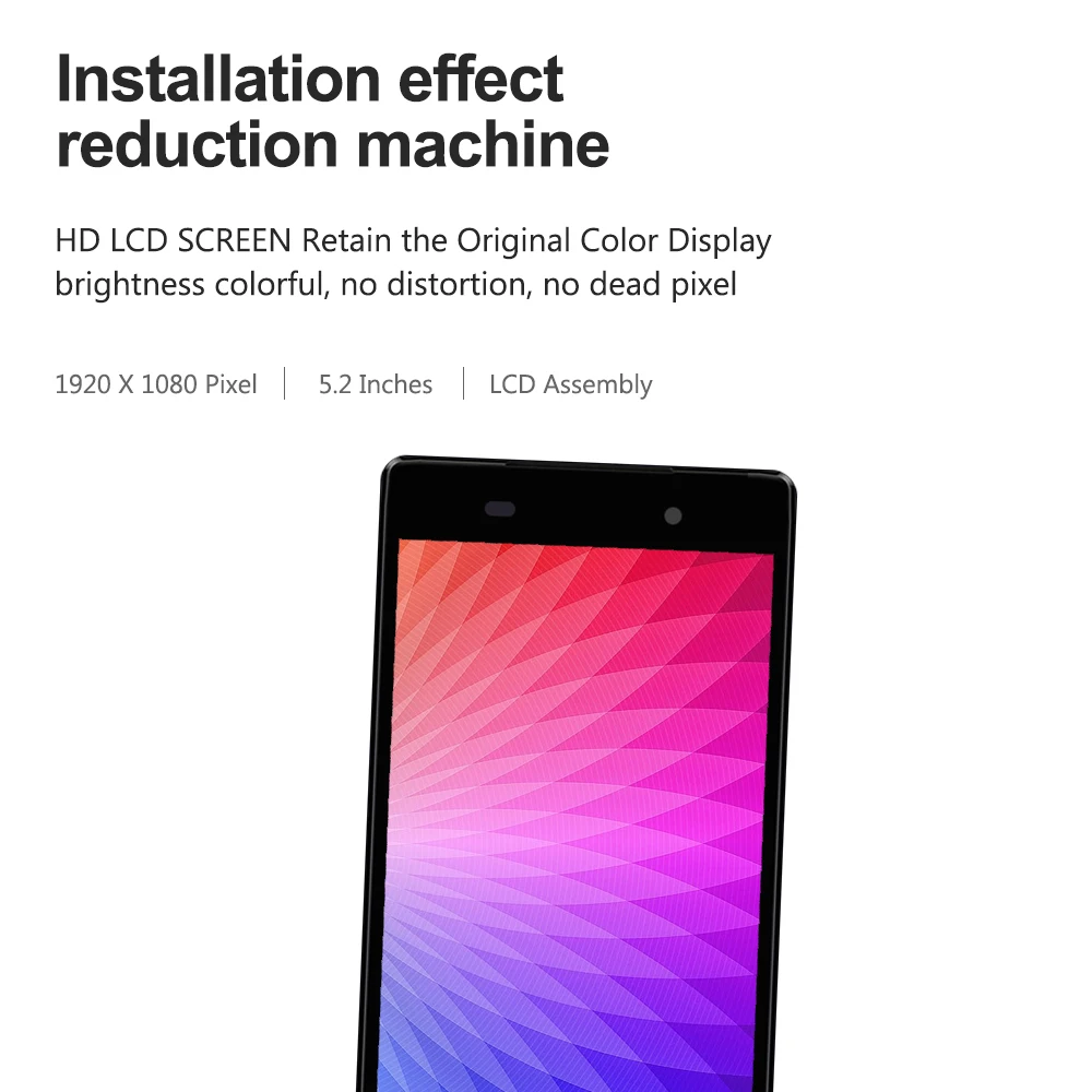 100% тест ЖК дисплей для Sony Xperia Z2 D6502 D6503 D6543 L50W D6502D кодирующий преобразователь