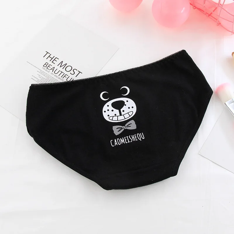 2019 новое нижнее белье женские трусики хлопковые сексуальные с мультяшным