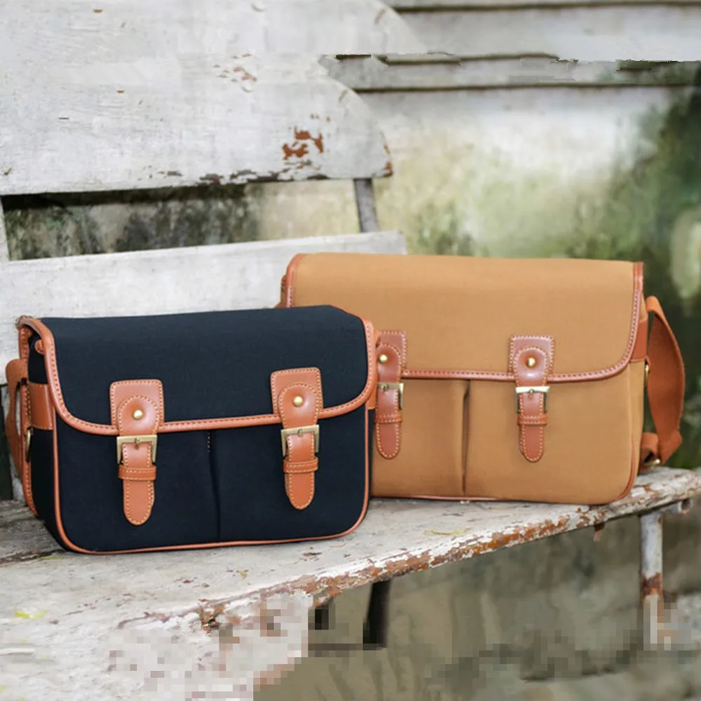 кожаный мешок сумка для DSLR камеры и объектива бесплатная доставка |