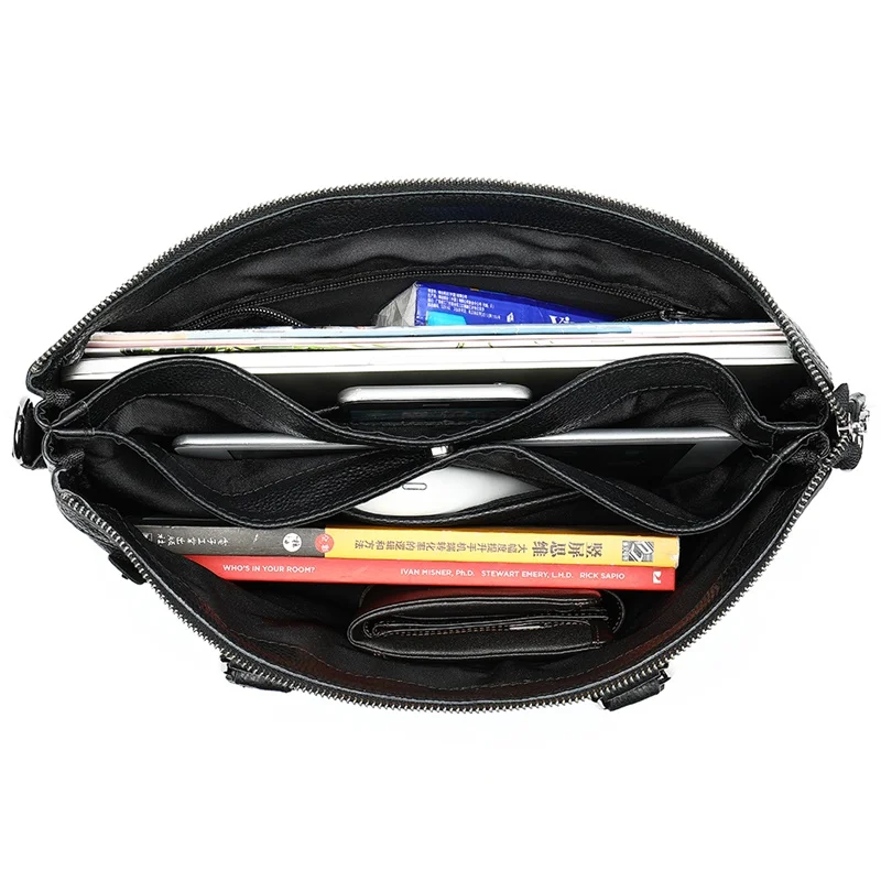 Портфель WESTAL мужской для ноутбука 14 дюймов сумка из натуральной кожи саквояж