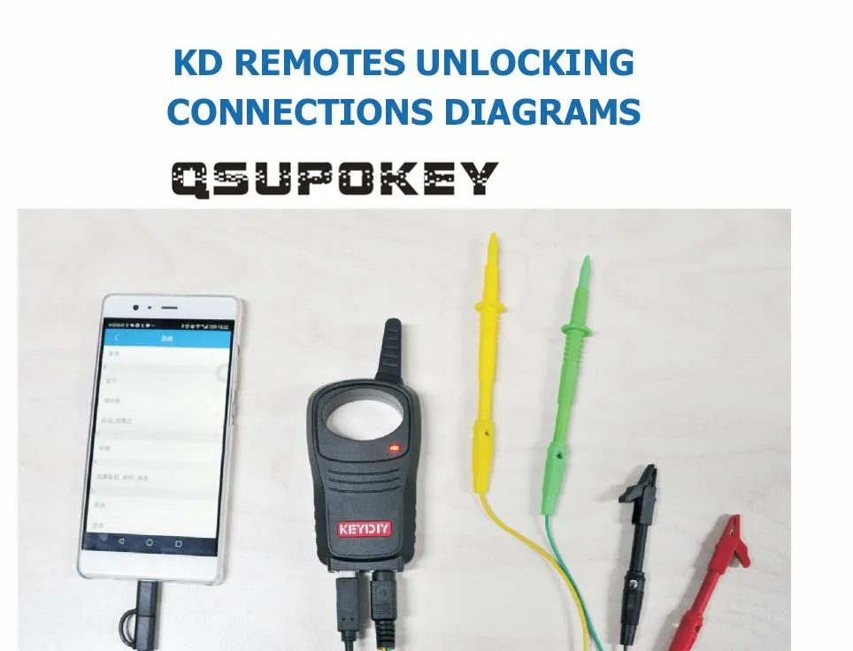 QSUPOKEY Новое поступление KD удаленное разблокирование соединений Diagramsal в PDF для