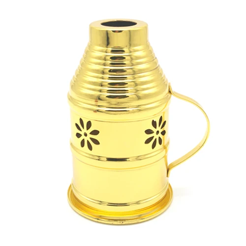 gold LOMINT золото серебро металл кальян ветер крышка кальяна кальяны Sheesha Chicha наргиле аксессуары курительный гаджет китайская фабрика - Цвет: gold