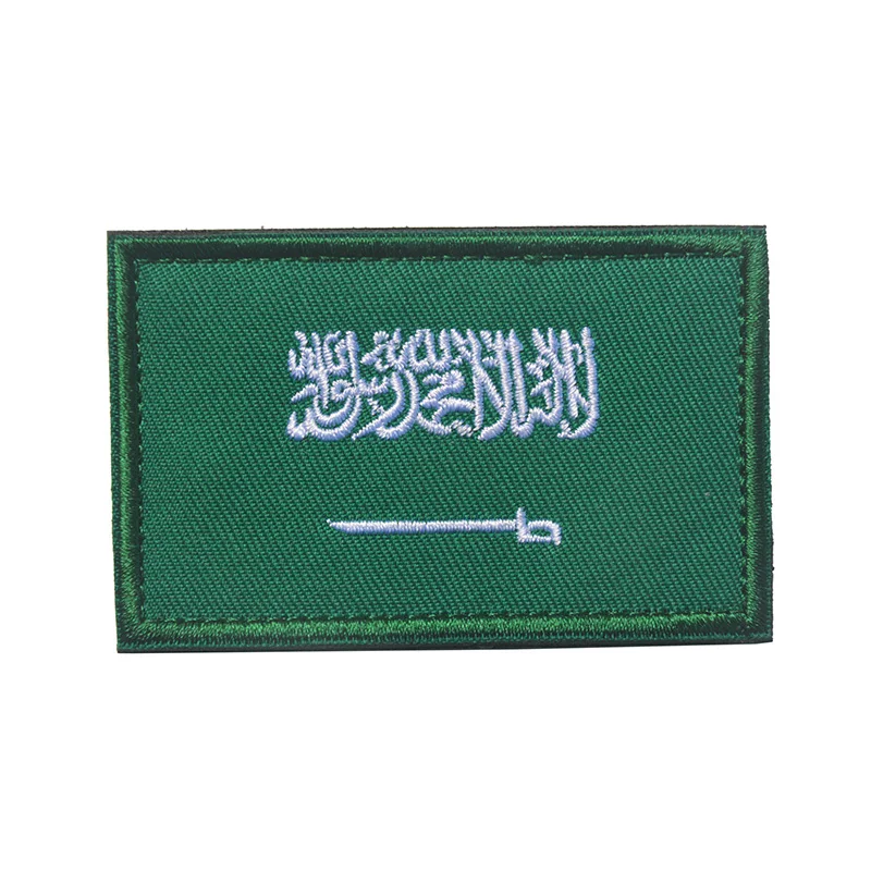 Флаги азиатских стран 8*5 см нашивка Саудовской Аравии Индии Катара Омана Кувейта