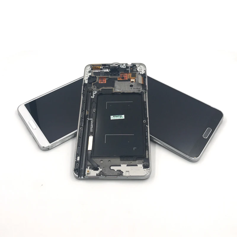 N9005 ЖК-дисплей для samsung Galaxy Note 3 Note3 Сенсорный экран с рамкой дигитайзер Полный