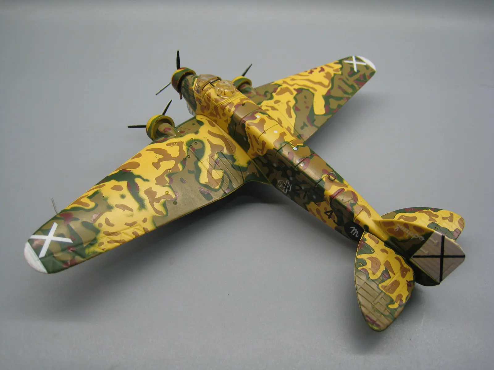 IXO 1/144 масштаб военная модель игрушки Италия Савойя-Marchetti S. M.81 пипистелло летучая мышь бомбардировщик литой металлический самолет модель игрушки для подарка