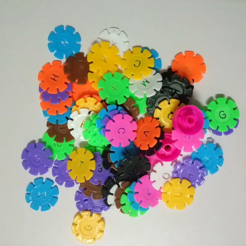 400 шт пластиковые блоки в виде снежинок для детей детали конструктора набор