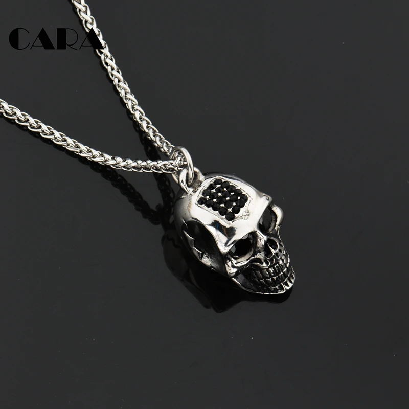 Новинка 2019 года ожерелье с черепом из нержавеющей стали 316L высокое качество