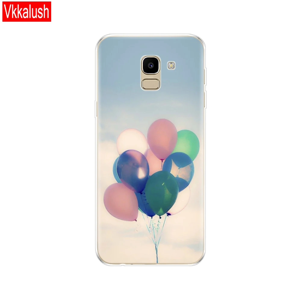 80015 Для samsung J6 чехол ЕС J600 J600F SM-J600F Мягкий чехол из ТПУ с узором для samsung Galaxy J6Plus J6+ J 6 Plus J610 J610F кремния - Цвет: 80015