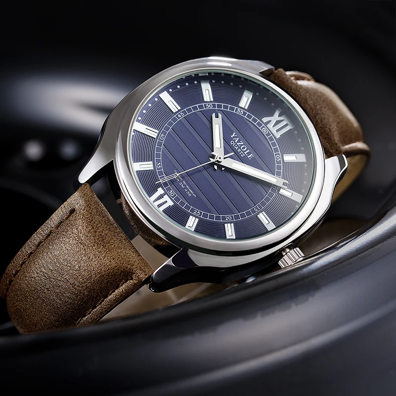 Часы reloj 2020 Yazole мужские наручные Модные деловые дизайнерские подарки для