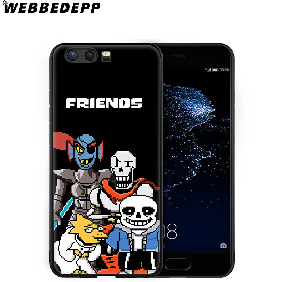 WEBBEDEPP Bad Time Undertale мягкий чехол для Huawei P8 P9 P10 P20 P30 Lite Pro P Smart Z Plus 2019 Y6 Prime 2018 2017 Mini |