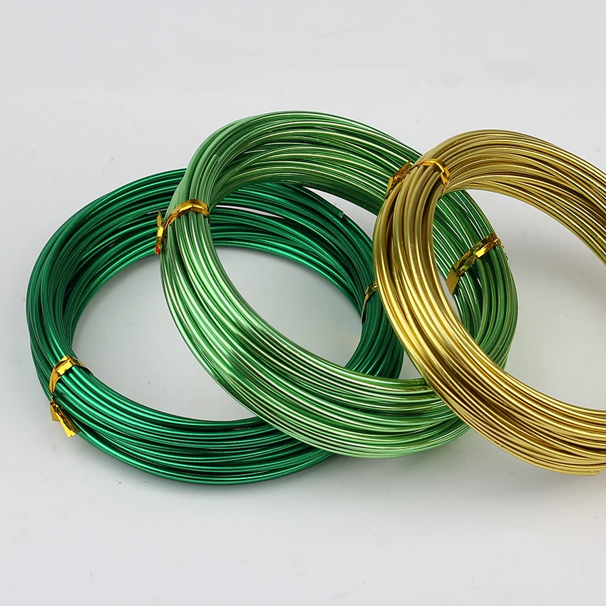 2 0 мм проволока из анодированного алюминия для рукоделия цветная Смешанная 5 м