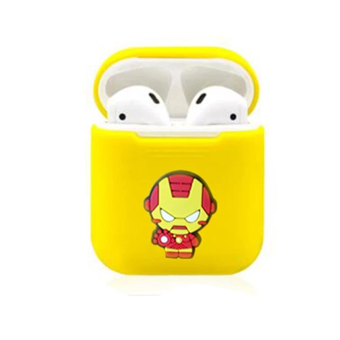 2 400 шт силиконовый чехол для Apple аксессуары для airpods защитный чехол уникальный милый мультяшный DIY чехол - Цвет: 2