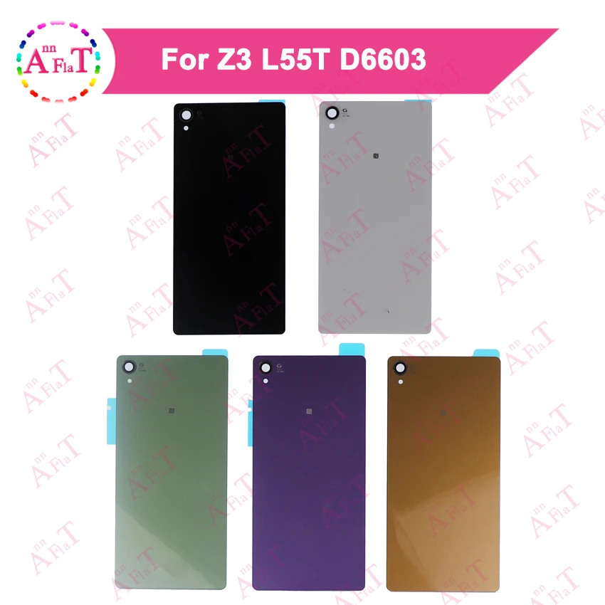 Задняя крышка батарейного отсека для Sony Xperia Z3 L55T D6603 D6643 D6653 задняя корпуса сменная