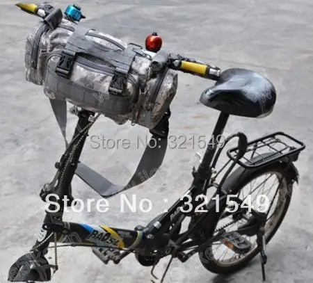 Серая новая велосипедная сумка для многофункциональный держатель на руль