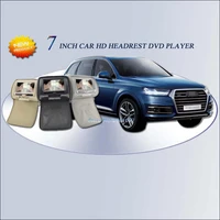 bigbigroad for audi q7 q5 q3 a4l a6l a8l 27 inch car headrest dvr monitor player lcd digital screen zipper car dvd