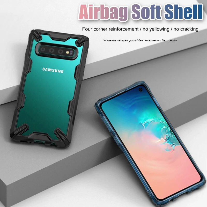 Роскошный армированный силиконовый чехол-бампер для samsung Galaxy S9 S10 Lite Plus